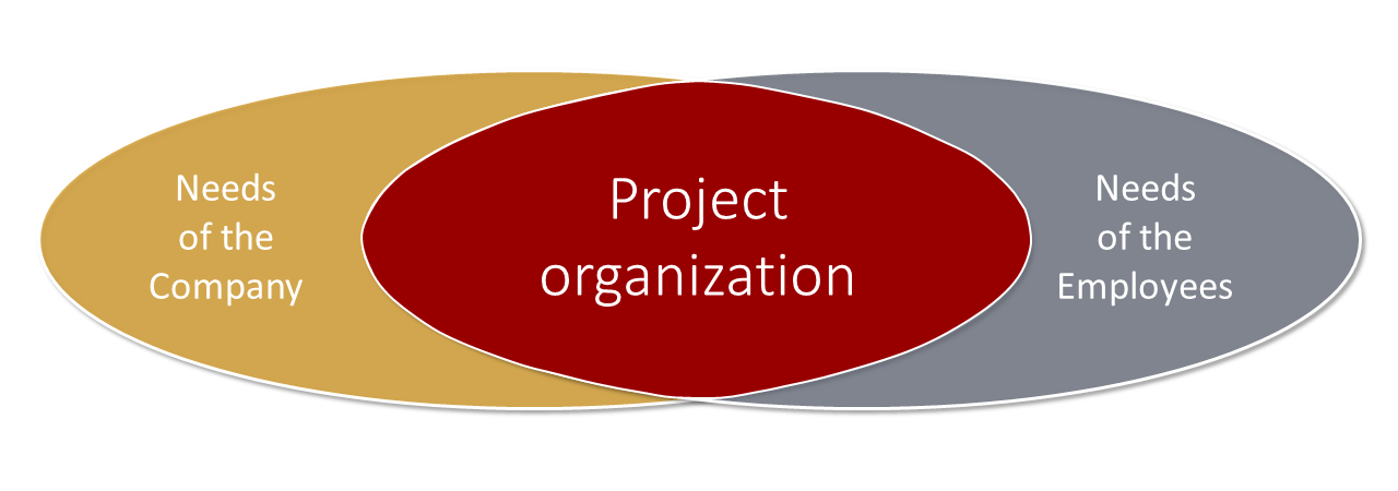 Project organisation combines the needs of the company with those of its employees