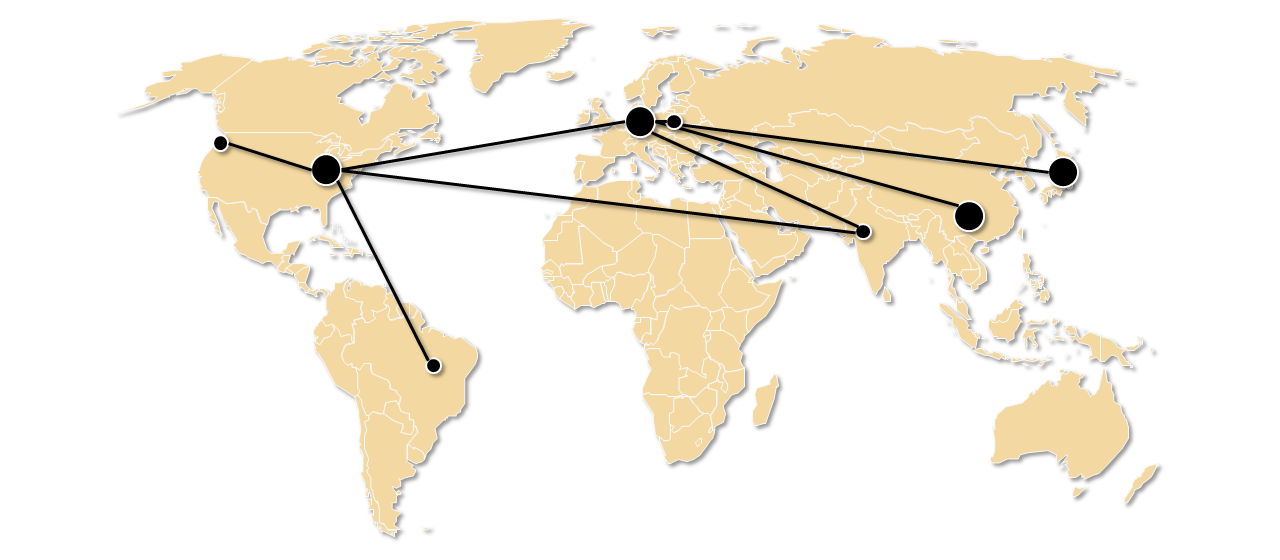 Globales Entwicklungsnetzwerk Abb. 1